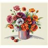 Embroidery kit Morning poppies