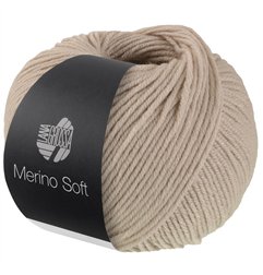 Lana Grossa Merino Soft 002 Grijsbeige
