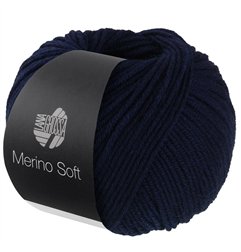 Lana Grossa Merino Soft 006 Middernachtblauw