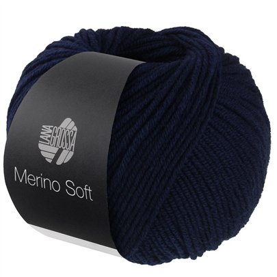 Lana Grossa Merino Soft 006 Middernachtblauw