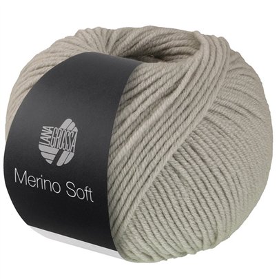 Lana Grossa Merino Soft 009 Lichtgrijs