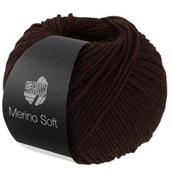 Lana Grossa Merino Soft 019 Donkerbruin