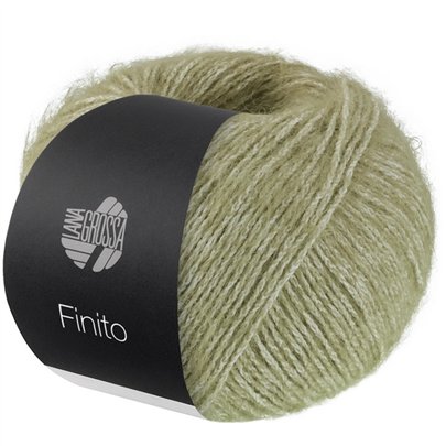 Lana Grossa Finito 025 Olijfgroen creme