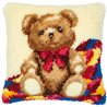 Kit coussin au point noué Un petit ours 14124