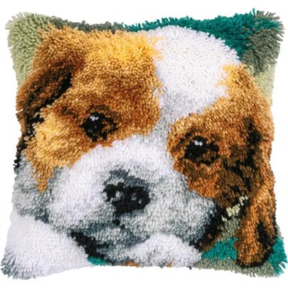Kit coussin au point noué Chien 149855