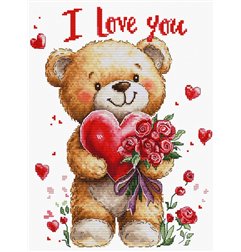 Borduurpakket Boeket van liefde