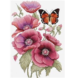 Borduurpakket De geur van anemonen