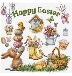 Stickset Frohe Ostern