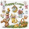Embroidery kit Happy Easter