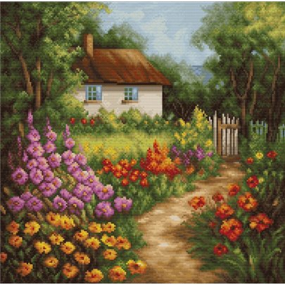 Kit de broderie Maison de campagne