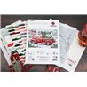 Kit de broderie Camion rouge de Noël