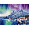 Embroidery kit Northern Lights (petit point)