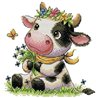 Kit de broderie Mignonne petite vache
