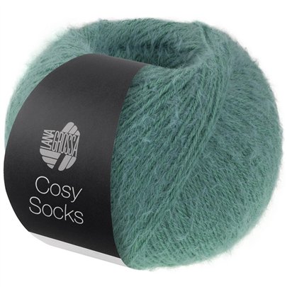 Cosy Socks 06 Saliegroen