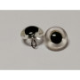   glass animal eye to sew 15 mm clear