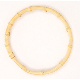   Bag handles bamboo nature 18 cm