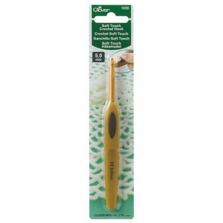  Clover Crochet hook soft touch 5 mm