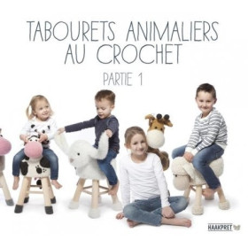   Tabourets animaliers au crochet partie 1